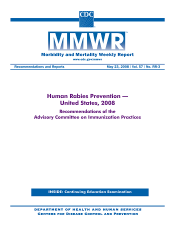 MMWR Recommendations and Reports